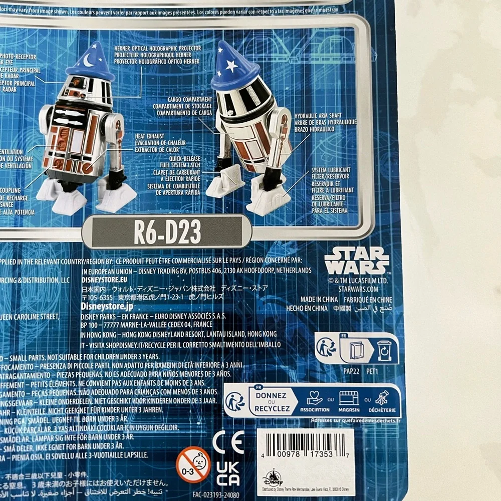 Disney D23 2024 R6-D23 Star Wars Droid Factory Figure NEW